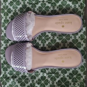 Brand New Kate Spade Fonteyn Patent Sandal, Frozen lilac, size 7